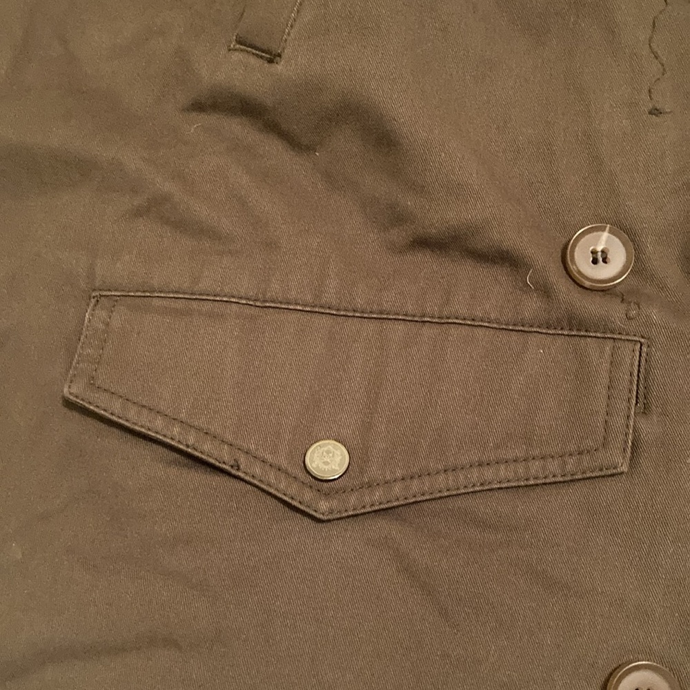 The Kooples. Dark green coat. - Picture 9 of 13
